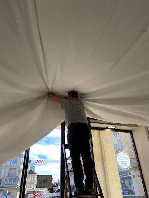 Installation de plafond tendu Caen